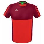 Erima Unisex Kinder Six Wings Funktions T-Shirt (1082205), rot/Bordeaux, 116