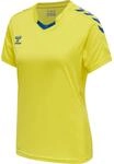 hummel Core XK Poly Jersey S/S Damen Trikot, Kurzarm Sport T-Shirt, Sportkragen mit