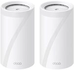 TP-Link Deco BE85 Wi-Fi 7 Mesh WLAN-Set, BE19000 Tri-Band-Router und Repeater...