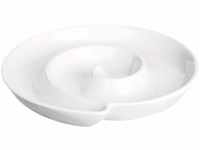 Excelsa White Home Spiral-Vorspeisen, Porzellan, weiß, 188 Centimeters