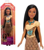 Mattel Disney Prinzessin-Spielzeug, bewegliche Pocahontas-Modepuppe mit glitzernder
