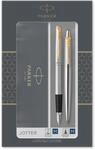Parker Jotter Duo-Geschenkset mit Kugelschreiber und F&uuml;ller | Edelstahl mit