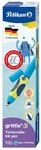 Pelikan griffix Tintenroller, Tintenschreiber f&uuml;r Linksh&auml;nder, Neon fresh blue, 1