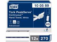 Tork PeakServe Endlos-Papierhandtücher Weiß H5, Advanced-Qualität,...