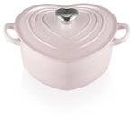 Le Creuset herzf&ouml;rmige Kasserolle mit gusseisernem herzf&ouml;rmigem Knauf, 20 cm,