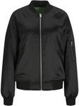 JACK & JONES Damen Jjxx Jxmadison Satin Jacket Bomberjacke, Schwarz, S EU