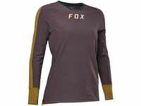 Fox Unisex Defend Thermal Mountain Biking Jersey, Rootbeer, L