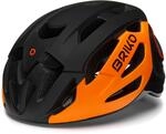Briko Blaze Helmet Uni Erwachsene, Matt Black-Orange, M