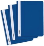 Herlitz Schnellhefter A5, Kunststoff, blau, 10 St&uuml;ck