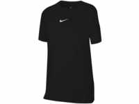 Nike Girls G NSW Tee ESSNTL BF T-Shirt, Black/White, XS