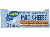 Wasa Sandwich Mild Cheese 24x30g | Sandwich-Knäckebrot-Snack aus...