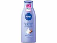 NIVEA Verwöhnende Soft Milk (400 ml), Body Milk für trockene Haut mit...