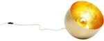 Kare Design Bodenleuchte Apollon, Gold, 35cm Durchmesser, Bodenlampe, Stehleuchte,