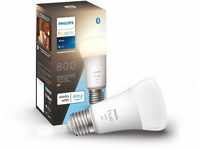 Philips Hue White E27 LED Lampe (806 lm), dimmbares LED Leuchtmittel für das...