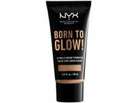 NYX Professional Makeup Born to Glow Radiant Foundation, Schillerndes Finish,