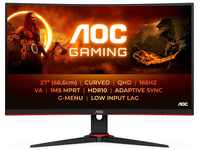 AOC Gaming CQ27G2SE - 27 Zoll QHD Curved Monitor, FreeSync Premium (2560x1440,...