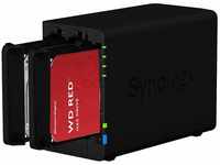 SYNOLOGY DS224+ 2GB NAS 16TB (2X 8TB) WD Red+, montiert und getestet mit DSM SE