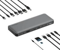Kensington SD5760T Thunderbolt 4 Dockingstation, Dual Monitor 8K/4K, Micro SD