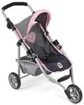 Bayer Chic 2000 - Puppenbuggy Lola, Jogging-Buggy, Puppenjogger, Puppenwagen, Melange