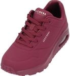 Skechers Damen UNO Stand ON AIR, Plum Durabuck/Mesh, 35 EU