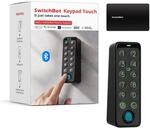 SwitchBot Smart Keypad Touch f&uuml;r SwitchBot Smartes T&uuml;rschloss, schl&uuml;sselloser