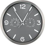 Bresser Funkuhr Wanduhr MyTime ND Thermo-Hygro mit ger&auml;uschlosem Funkuhrwerk,