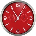 Bresser Funkuhr Wanduhr MyTime ND Thermo-Hygro mit ger&auml;uschlosem Funkuhrwerk,