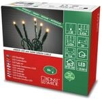 Konstsmide Micro LED Lichterkette, verschwei&szlig;t, 50 bernsteinfarbene Dioden, 24V