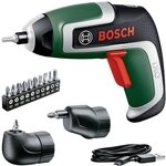 Bosch Akkuschrauber IXO (7. Generation; 3,6V; 2,0Ah; 5,5Nm; Set inkl. Winkel-...