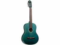 Ortega Guitars blaue Konzertgitarre Full-Size - Student Series - Catalpakorpus...