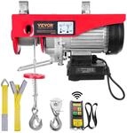 VEVOR 230V Elektrische Seilwinde 500kg bis 1000kg Hubh&ouml;he 12m Seilzug Motorwinde