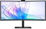 Samsung ViewFinity S65VC Curved Monitor 34 Zoll Mit Lautsprechern und Webcam,...