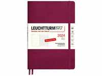 LEUCHTTURM1917 367779 Wochenkalender & Notizbuch Medium (A5) 2024, Softcover,...