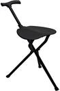 Gehstock mit Sitz, 3 Beine, belastbar bis 100 kg, robustes und leichtes Aluminium,