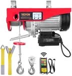 VEVOR 230V Elektrische Seilwinde 400kg bis 800kg Hubh&ouml;he 12m Seilzug Motorwinde