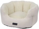 Nobby 61738 Komfortbett oval KAMBA beige; L x B x H: 65 x 57 x 22 cm