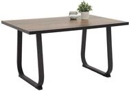 Hela Tische, Kufentisch Esstisch Luise, Holzwerkstoff, Oldwood Braun,