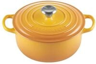 Le Creuset Signature Gusseisen-Br&auml;ter mit Deckel, &Oslash; 20 cm, Rund, 2.4 l, 3.092 kg,