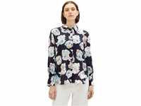 TOM TAILOR Damen 1037889 Bluse mit Muster, 32413-tie dye Flower Design, 38