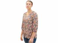 TOM TAILOR Damen 1038802 Bluse mit Muster, 32369-small Grey tie dye floral, 48