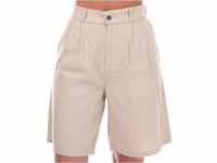 ONLY Damen Onlcaro Hw Wide Linen Bl Shorts Cc Tlr, Oxford Tan, 40