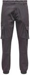 ONLY & SONS Herren Cargo Hose ONSCAM Stage 6687 - Tapered Fit - Grau W27-W38,