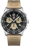 Luminox Herren Armbanduhr in der Farbe Schwarz mit Armband aus Leder,
