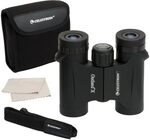 Celestron 71341 Outland X 10x25 Compact Roof Prism Binoculars, Black