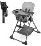 Kinderkraft FOLDEE Hochstuhl Baby, Kinderstuhl ab 6 Monate, Zusammenklappen, Leicht
