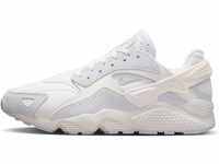 NIKE Herren Air Huarache Runner Sneaker, Summit White/Metallic Silver-White, 44...