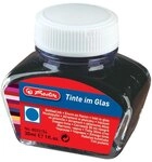 Herlitz 8022154 Tinte im Glas, 30 ml, k&ouml;nigsblau