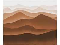 Komar Vlies Fototapete - Macchiato Mountains - Größe: 300 x 250 cm (Breite x...