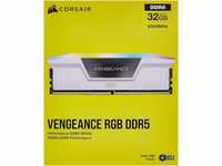 CORSAIR Vengeance RGB DDR5 RAM 32GB (2x16GB) 6000MHz CL30 Intel XMP iCUE...