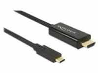 DeLock Kabel USB Type-C Stecker > HDMI Stecker (DP Alt Mode) 4K 60 Hz 2 m...
